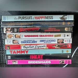 LOT of 9 DVDs - variety but mostly humor